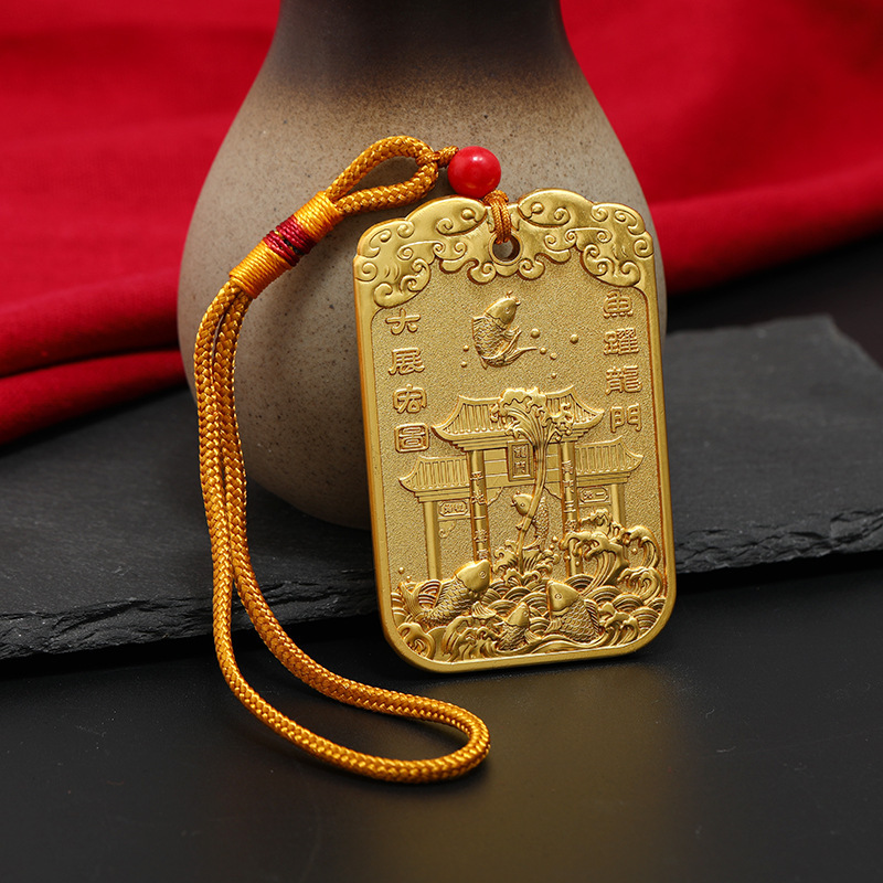Wenchang Emperor Token Kuixing Point Battle Token Alloy Wenchang Tower Pendant