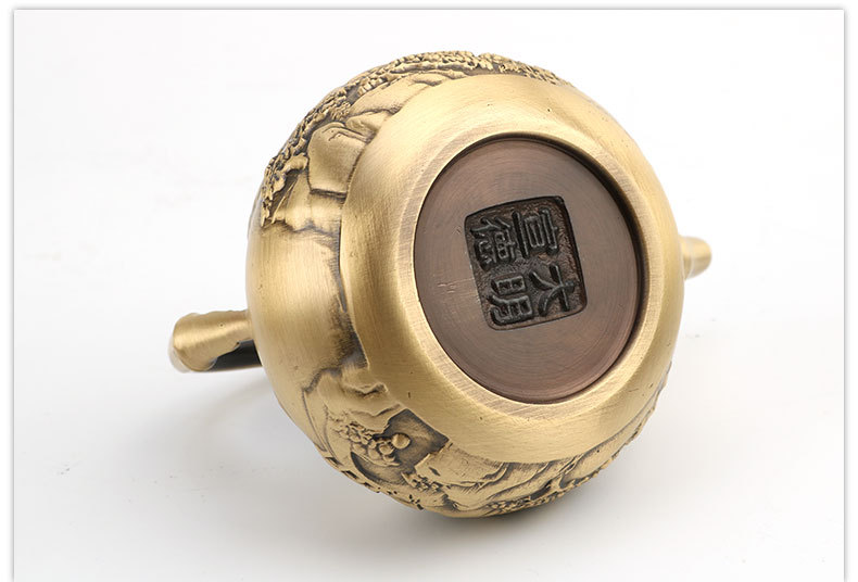 Copper teapot wholesale, copper tea teapot, mountain water kettle, hand-held copper teapot decoration