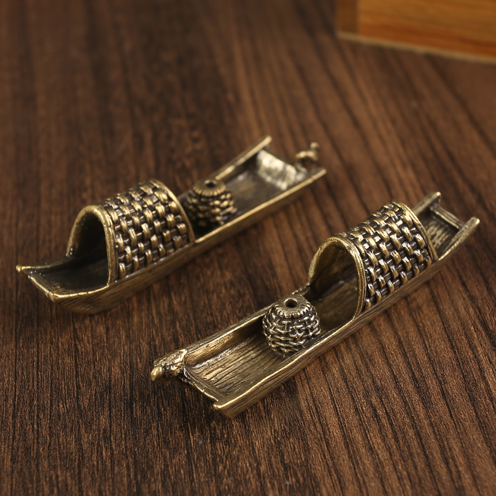 Brass sailboat fragrance insert decoration creative home