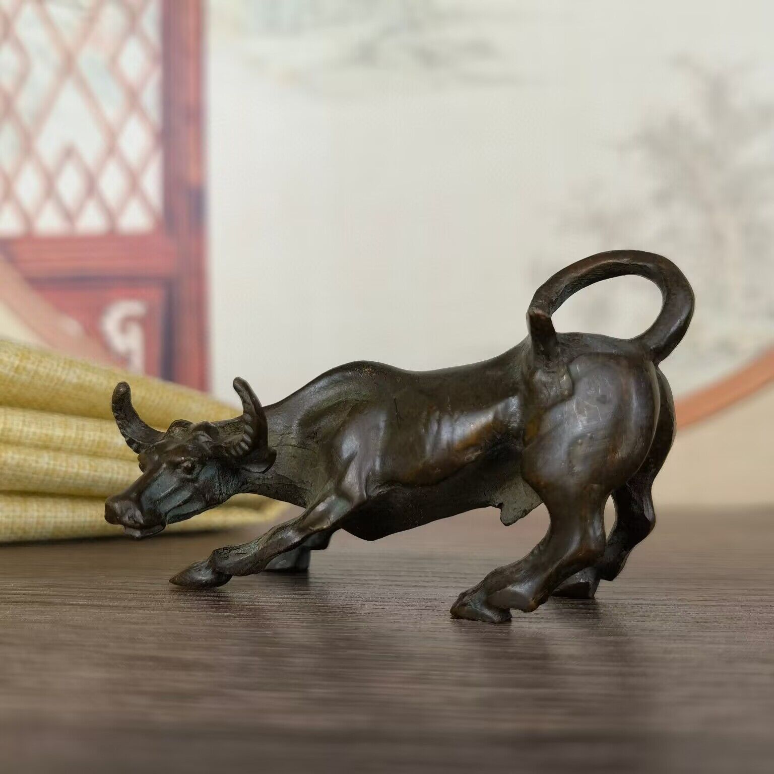 Antique antique three legged small incense burner decoration