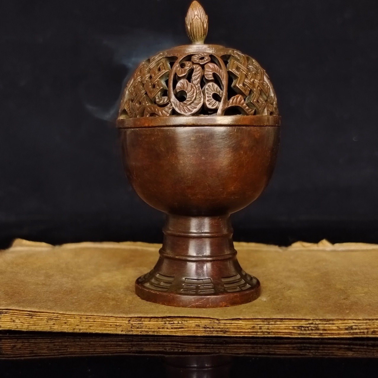 Hollow Lotus Bagua Incense Burner Household Incense Burner