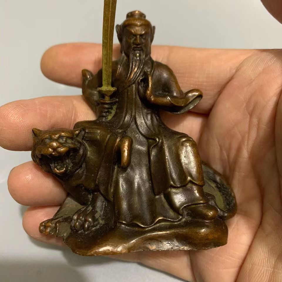 Riding Tiger, Zhang Tianshi's Ornament, Zhang Daoling's Ancestor, Tianshi's Character Buddha