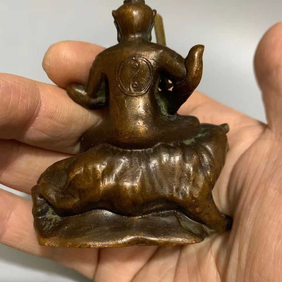 Riding Tiger, Zhang Tianshi's Ornament, Zhang Daoling's Ancestor, Tianshi's Character Buddha