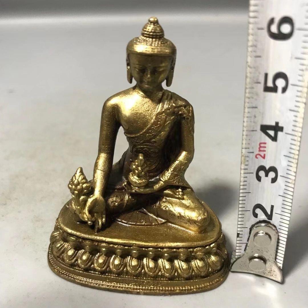 Medicine Buddha Alloy Buddha Statue Small Buddha Statue Ornament