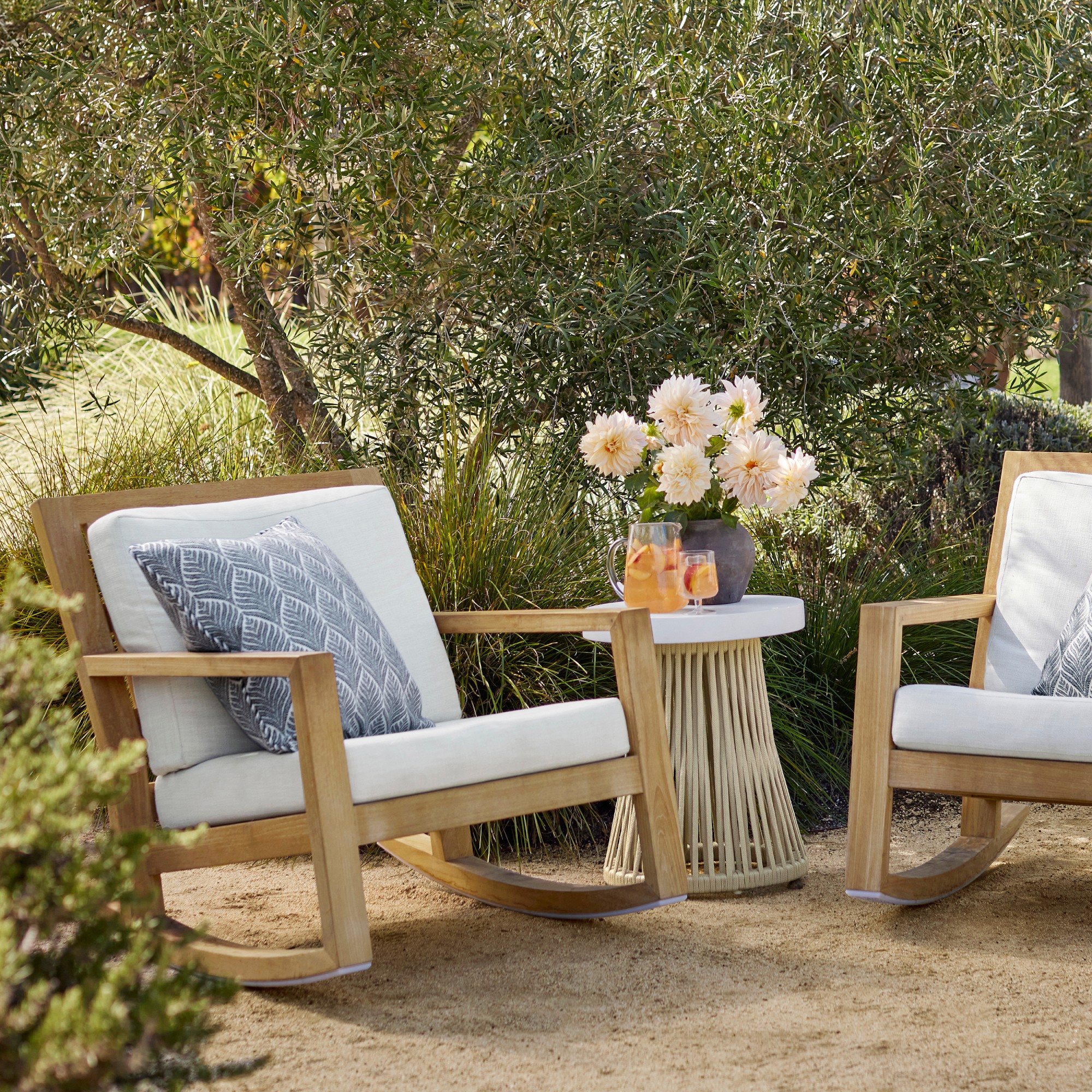 Larnaca Outdoor Natural Teak Rocker