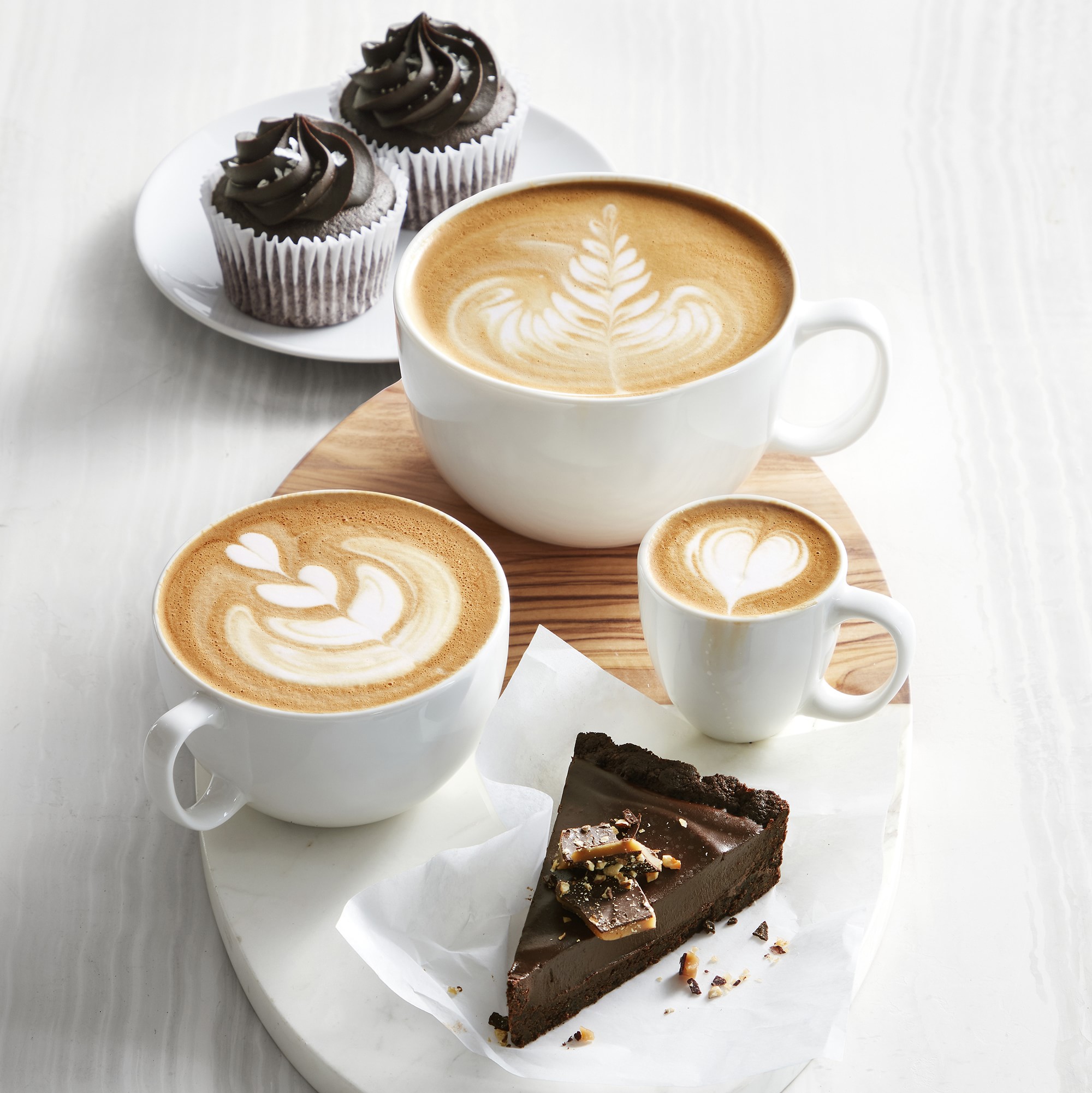 Coffee Academy Coffee Cups, Set of 4