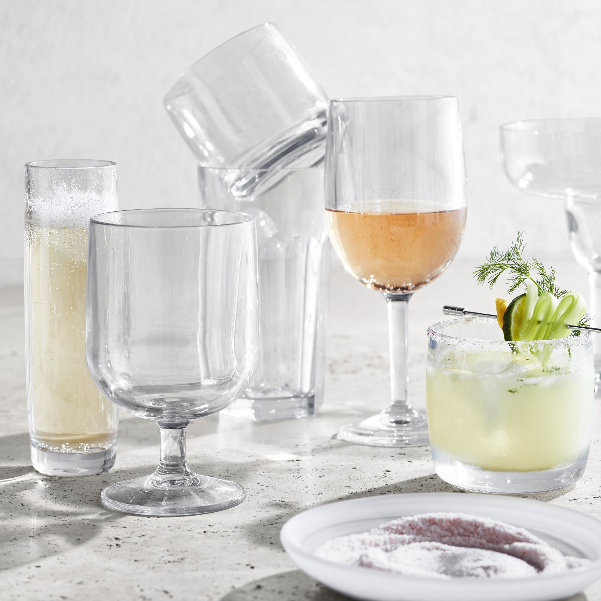 DuraClear® Tritan Outdoor Red Wine Glasses, Set of 6