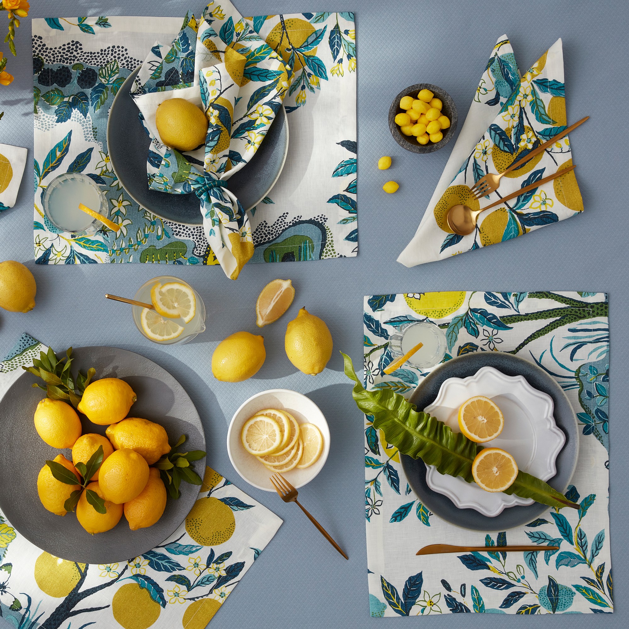 Matouk Schumacher Citrus Garden Napkins, Set of 4