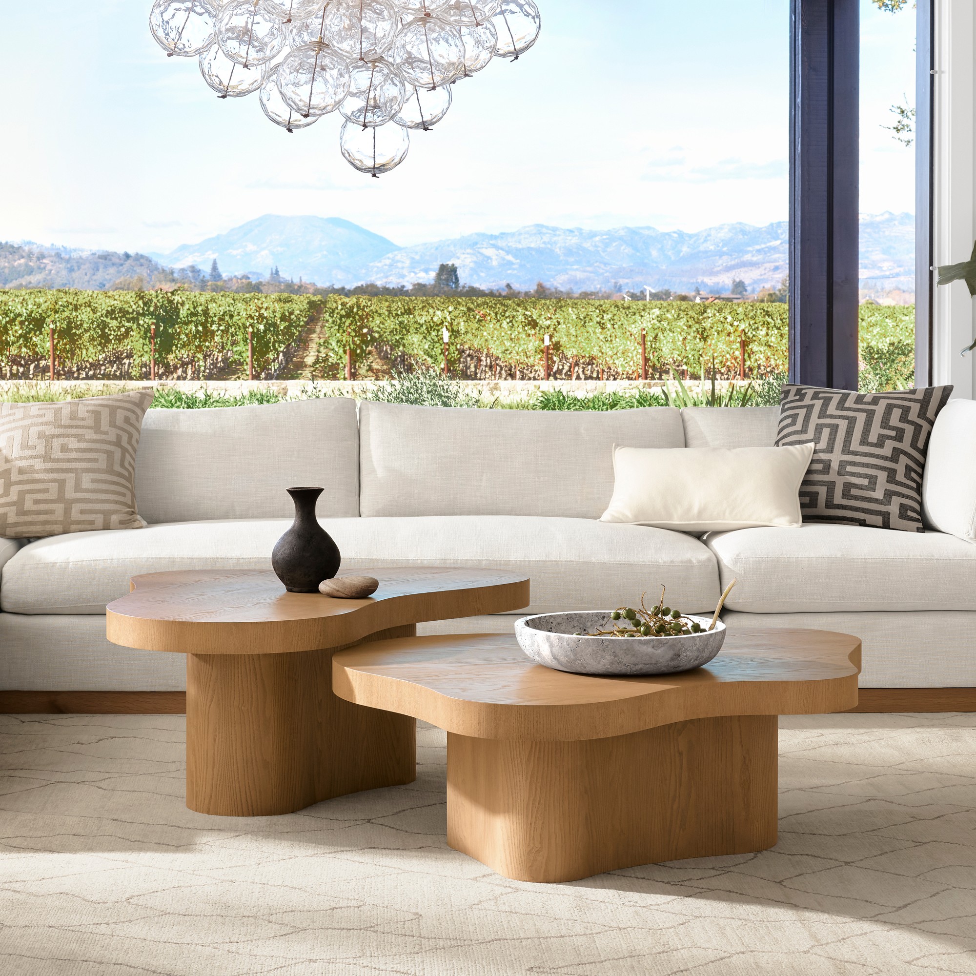 Marin Organic Curved Nesting Coffee Tables (40