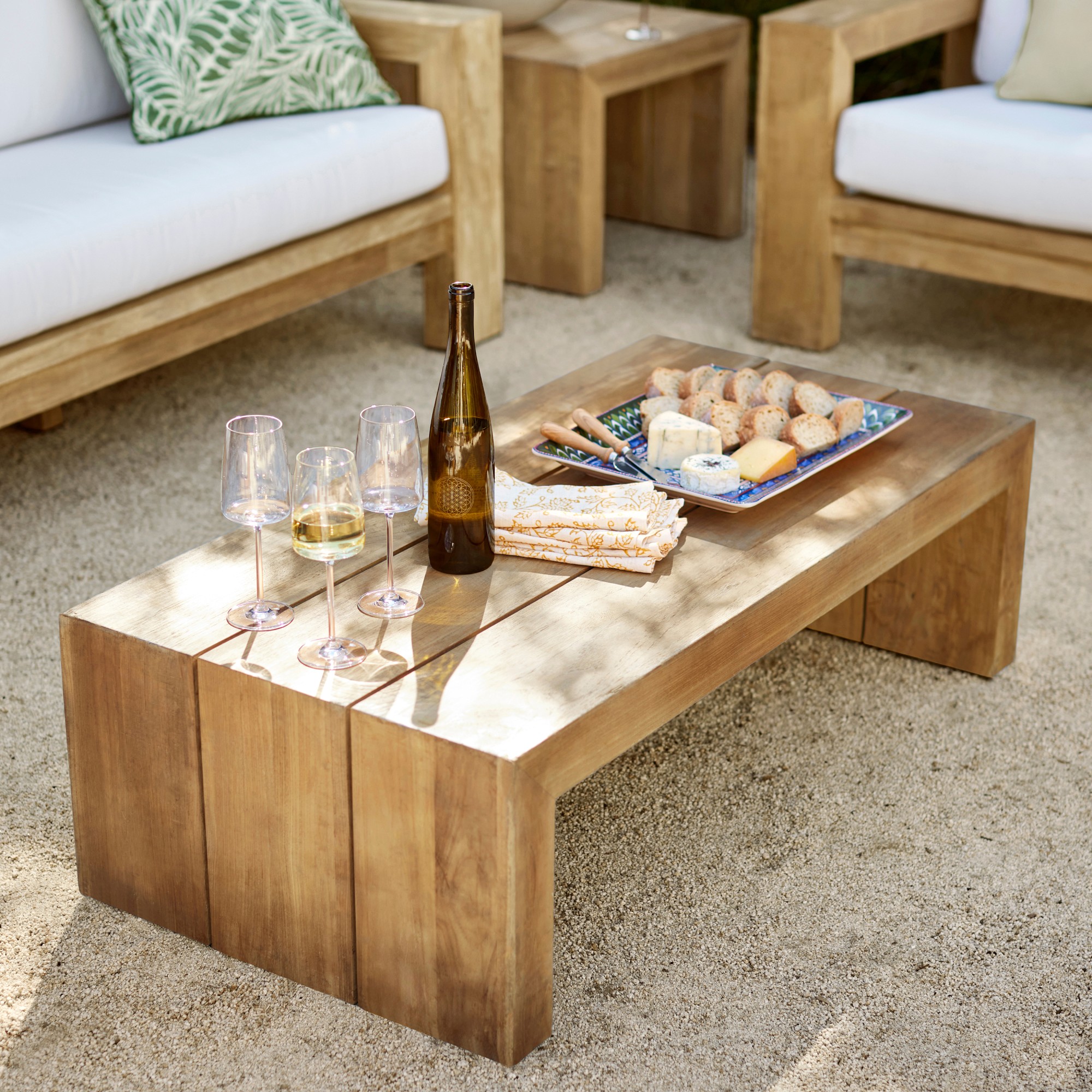 Larnaca Outdoor Teak Coffee Table (48