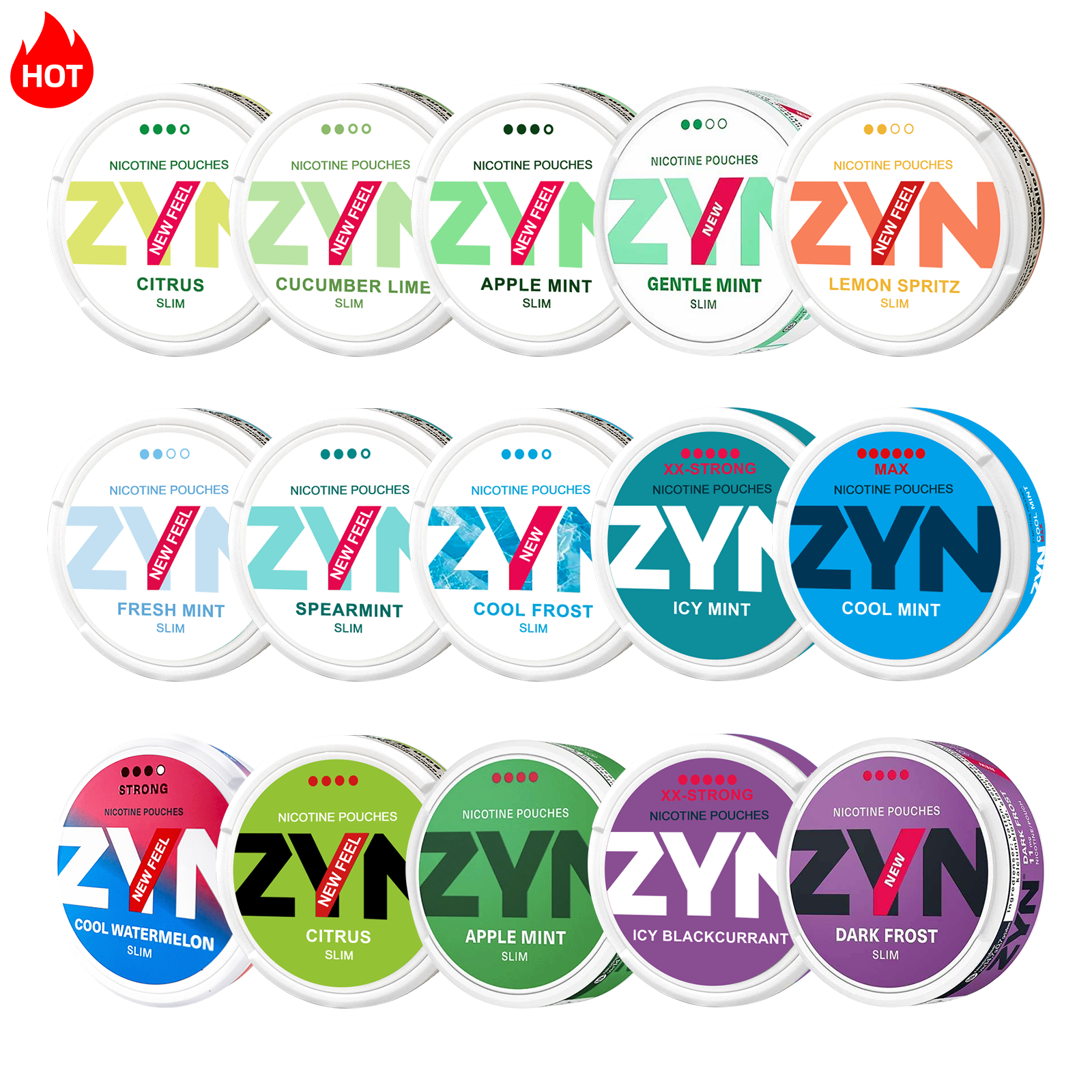 Popular Swedish ZYN-All Flavors - PADA SNUS