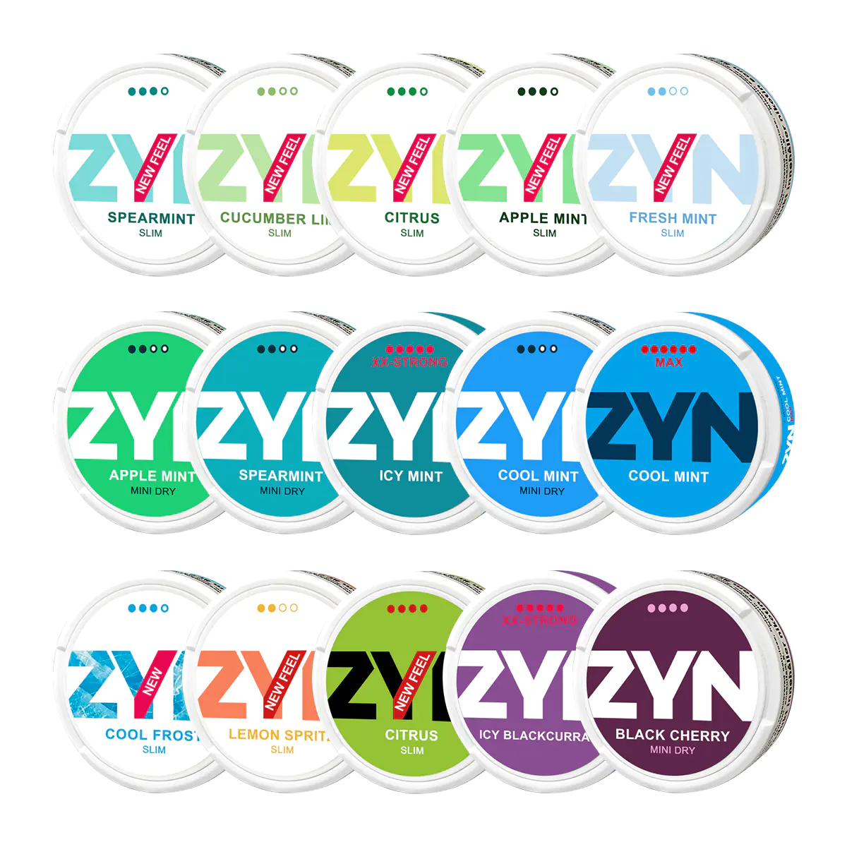 ZYN EU Cucumber Lime Slim 6.5mg - PADA SNUS