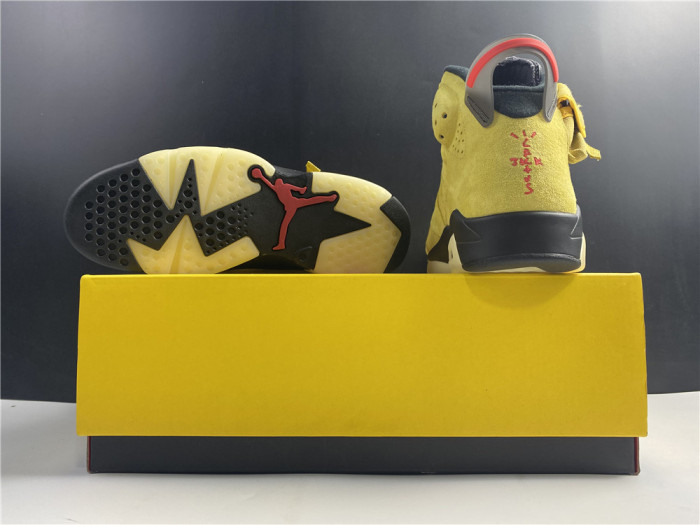 AIR JORDAN 6 YELLOW X TRAVIS SCOTT CN1084-300 - CCSHOES
