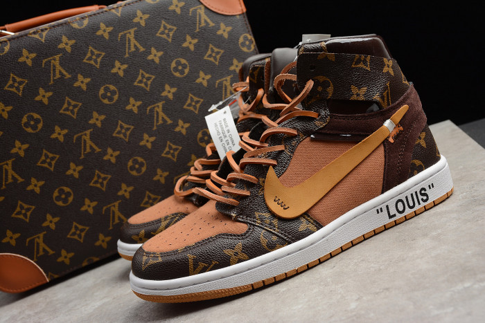 Air Jordan 1 x Off-Louis AJ1 OW AQ0818-158 - CCSHOES