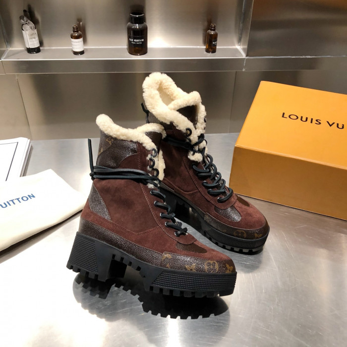 LOUS VUITON LAUREATE PLATFORM DESERT BOOT - CCSHOES