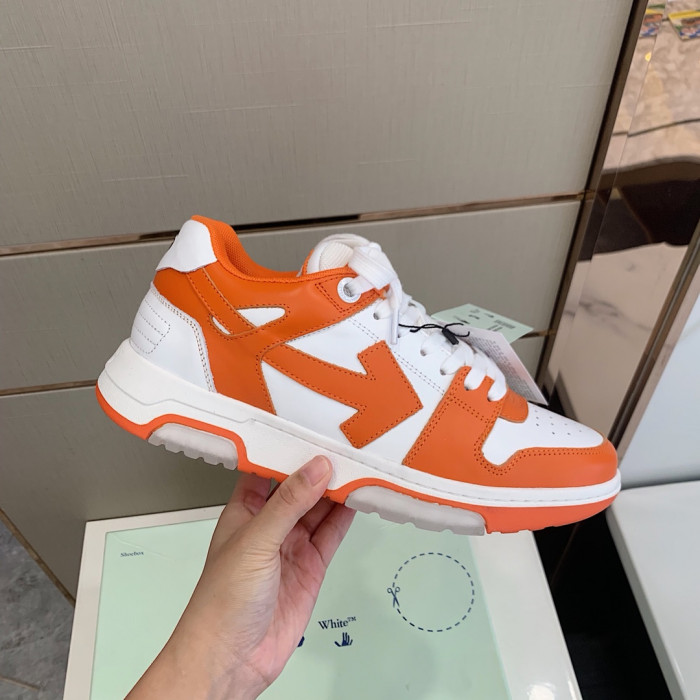 OFF WHITE™ C/O VIRGIL ABLOH OUT OF OFFICE LOW-TOP LEATHER SNEAKERS "OOO" - CCSHOES
