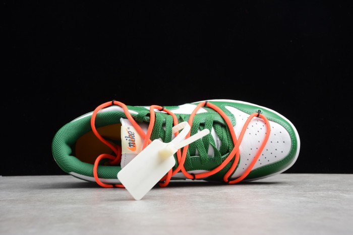 OFF-WHITE X Dunk Low "Pine Green" CT0856-100 - CCSHOES