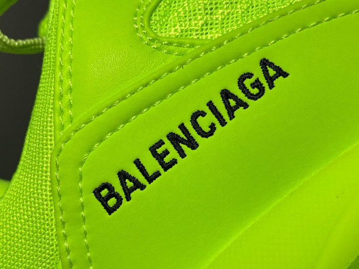 BLCG Triple S Clearsole Fluo Yellow 541624 W2FF1 7320 - CCSHOES
