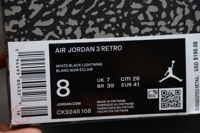 AIR JORDAN 3 RETRO LASER ORANGE (W) CK9246-108 - CCSHOES