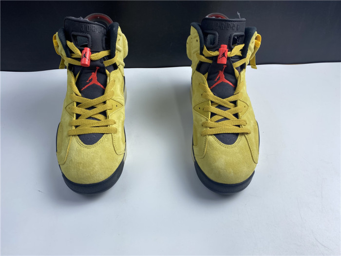 AIR JORDAN 6 YELLOW X TRAVIS SCOTT CN1084-300 - CCSHOES
