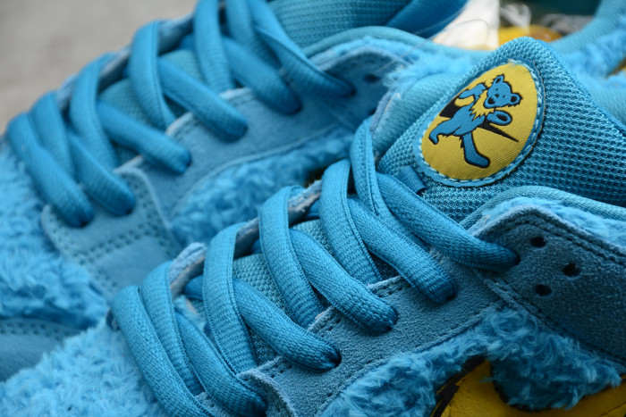 GRATEFUL DEAD NIKE SB DUNK LOW BLUE BEAR CJ5378-400 - CCSHOES