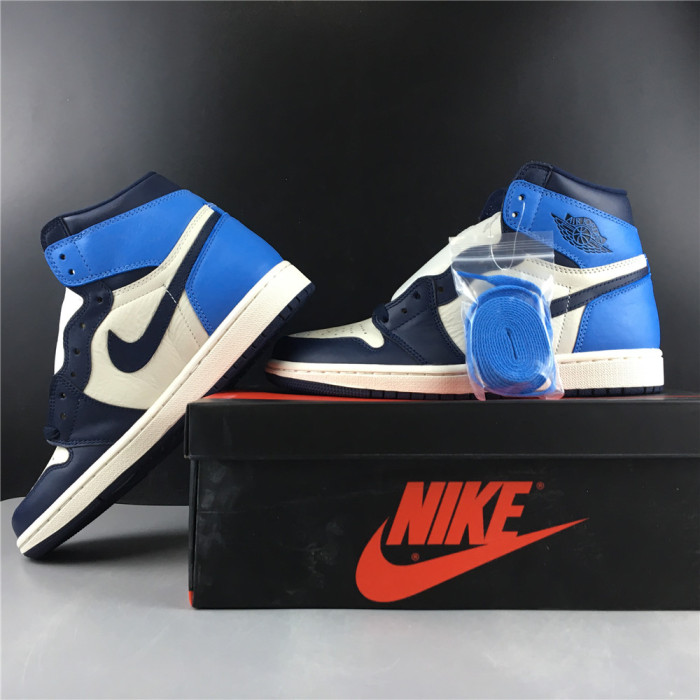 Air Jordan 1 Retro High OG “Obsidian” 555088-140 - CCSHOES
