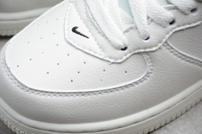 KIDS NIKE AIR FORCE 1 MID 07 WHITE BLACK RED 314197-101 - CCSHOES