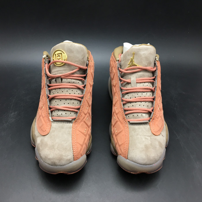 CLOT x Air Jordan 13 Low Sepia Stone/Canteen-Terra Blush AT3102-200 - CCSHOES