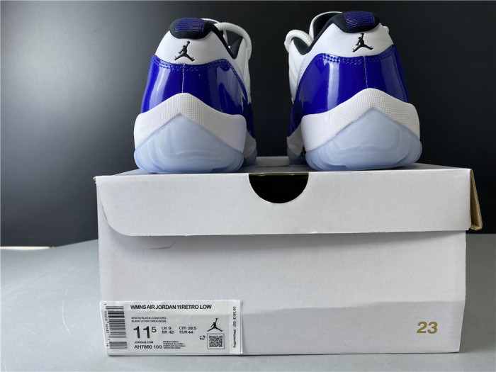 Air Jordan 11 Retro Low White Concord AH7860-100 - CCSHOES