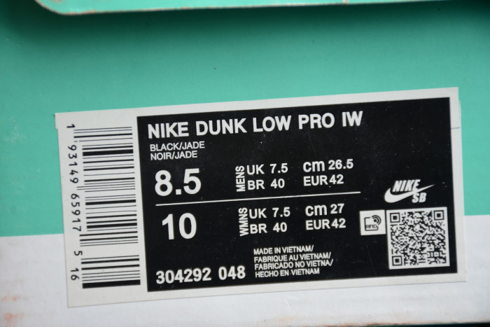 Nike Dunk SB Low Black University Blue 304292-048 - CCSHOES