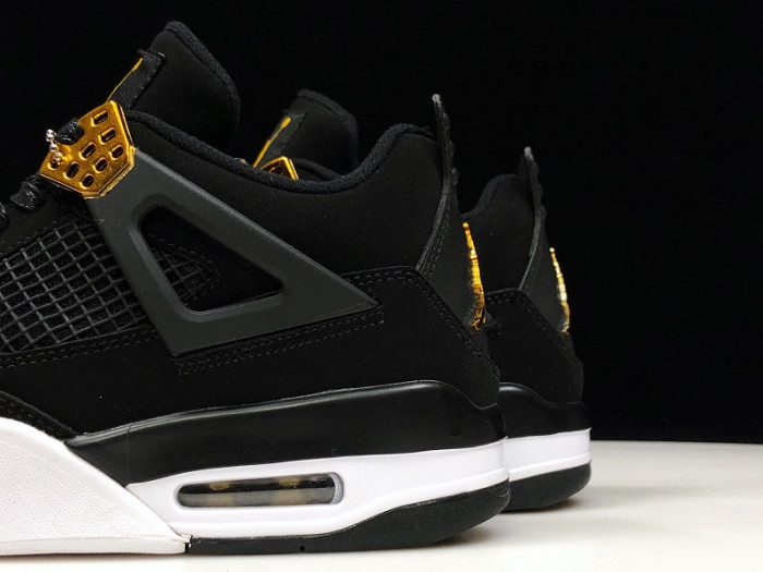 Air Jordan 4 “Royalty” Black/Metallic Gold-White 308497-032 - CCSHOES