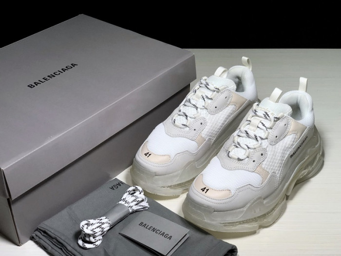 BLCG Triple S Clear Sole White 541624 W09E1 9000 - CCSHOES