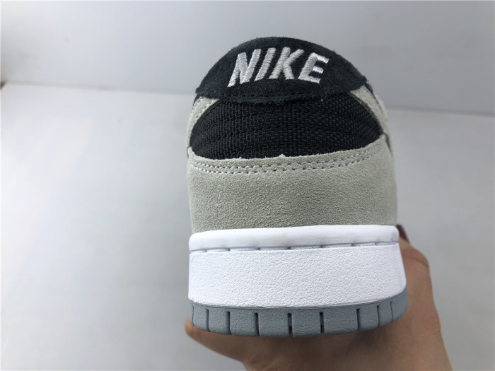 Nike Sb Zoom Dunk Low Pro Black/Wolf Grey-White-White 854866-001 - CCSHOES