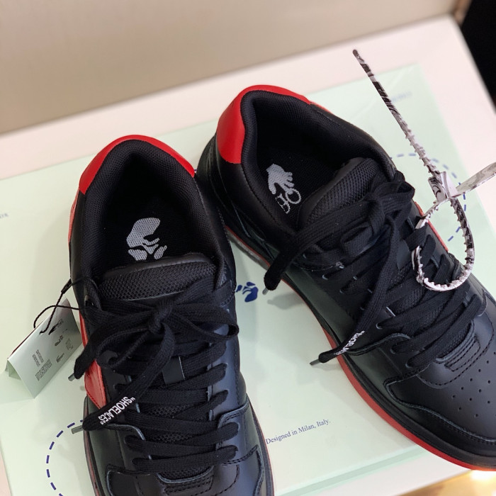 OFF WHITE™ C/O VIRGIL ABLOH OUT OF OFFICE LOW-TOP LEATHER SNEAKERS "OOO" - CCSHOES