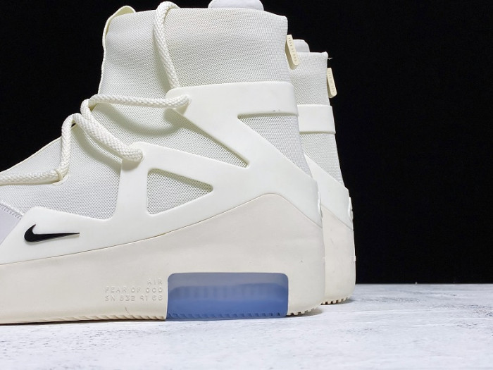 Nike Air Fear Of God 1 Sail Black AR4237-100 - CCSHOES