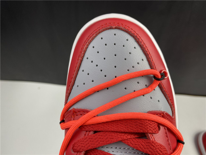 OFF-WHITE x Dunk Low 'University Red' CT0856-600 - CCSHOES