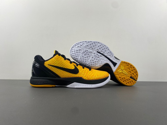 NIKE KOBE 6 PROTRO “LIGHTBULB” BLACK YELLOW 429659-700 - CCSHOES