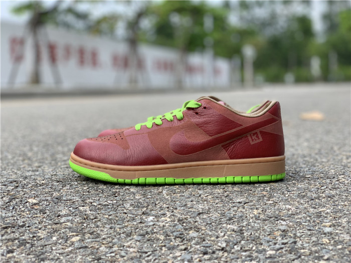 Nike Dunk Low 1-Piece Laser Varsity Red Chartreuse 311611-661 - CCSHOES