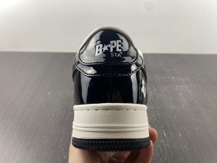 A BATHING APE BAPE STA LOW BLACK 1H70191001 - CCSHOES