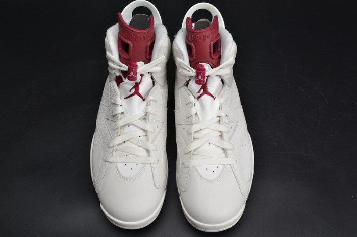 Air Jordan 6 Retro “Maroon” white 384664-116 - CCSHOES