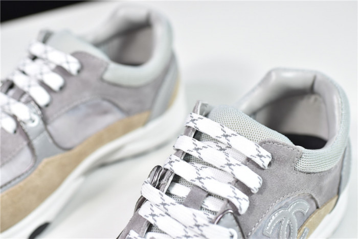 CHNE1 Leather Low Top Sneakers - CCSHOES