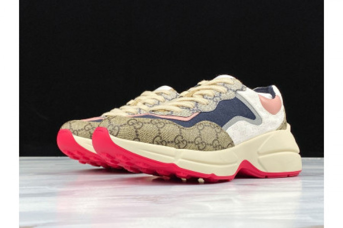 GUCC RHYTON VINTAGE TRAINER SNEAKER 620185 99WF0 4371 - CCSHOES