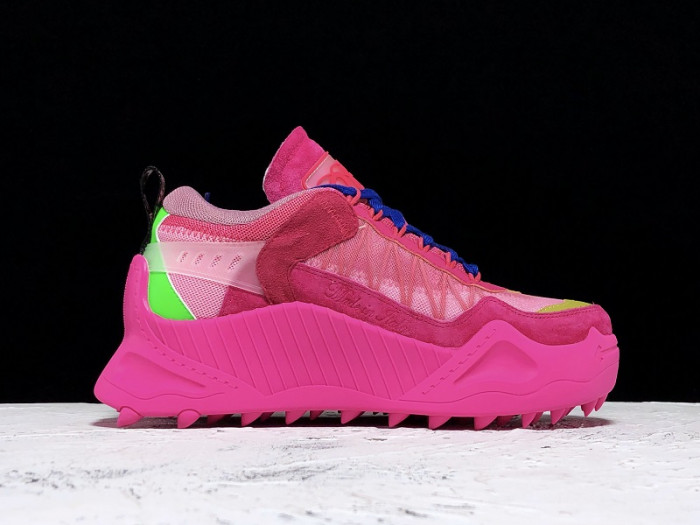 OFF-WHITE C/O ODSY-1000 SNEAKER ROSE RED - CCSHOES