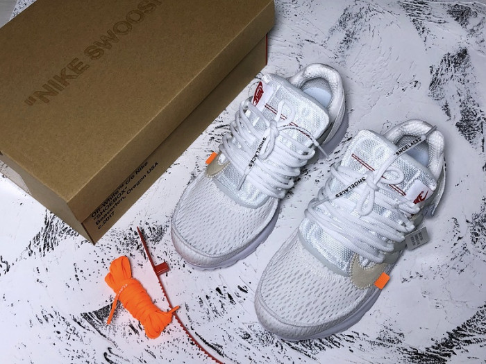 OFF-WHITE X NIKE AIR PRESTO WHITE AA3830-100 - CCSHOES