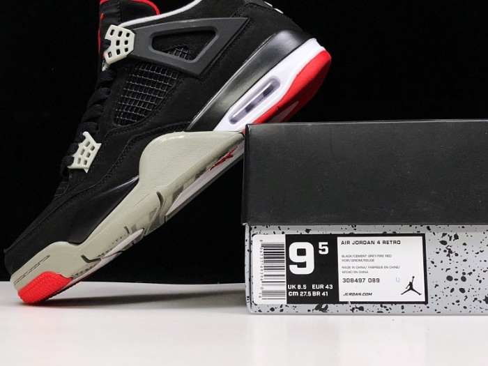 JORDAN 4 RETRO BLACK CEMENT 308497-060 - CCSHOES