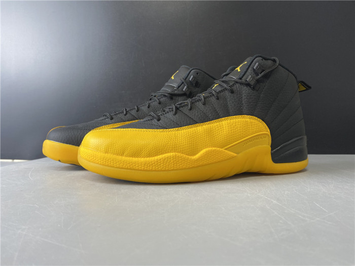 Air Jordan 12 Retro Black University Gold 130690-070 - CCSHOES