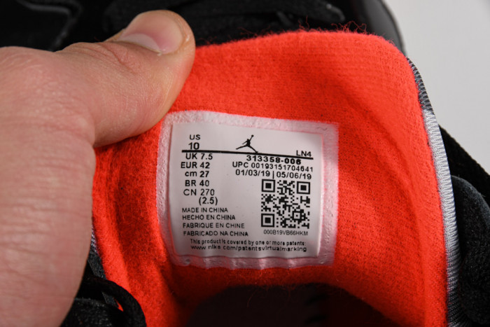 Air Jordan 7 Retro Black Patent 313358-006 - CCSHOES