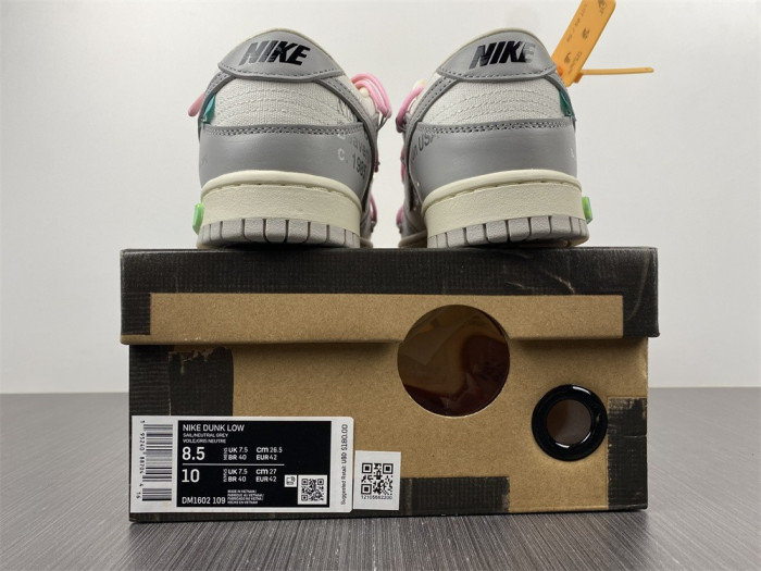 Nike Dunk Low Off-White Lot 9 DM1602-109 - CCSHOES