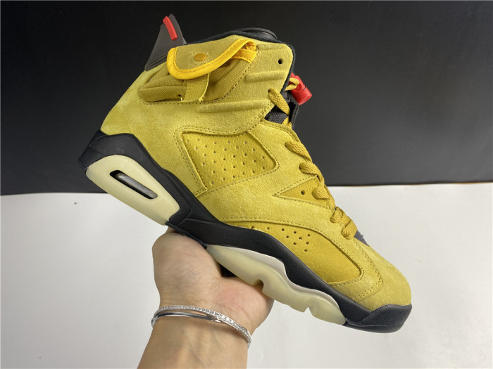 AIR JORDAN 6 YELLOW X TRAVIS SCOTT CN1084-300 - CCSHOES