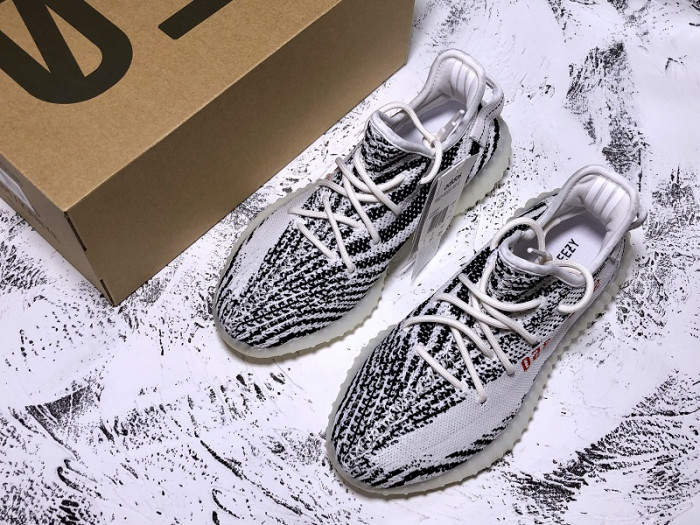Adidas Yeezy Boost 350 V2 Zebra Black White CP9654 - CCSHOES